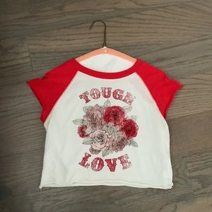 Garage t shirt size M says tough love